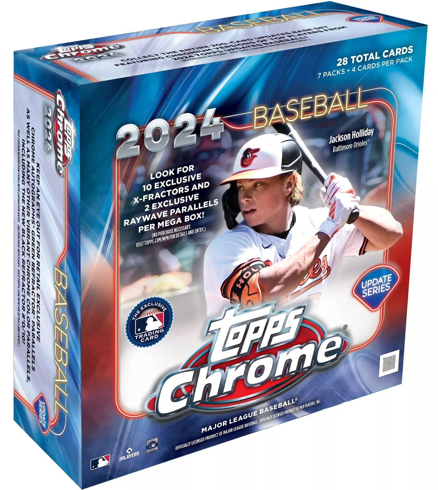 24 TOPPS CHROME UPDATE BASEBALL MEGA BOX