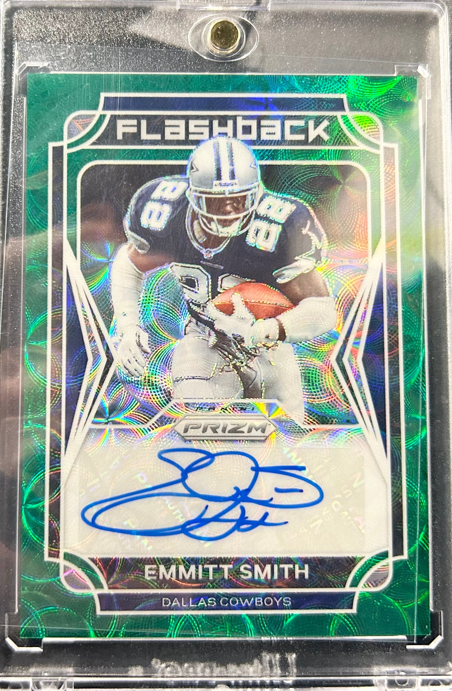 Emmitt Smith Green Scope Auto \49