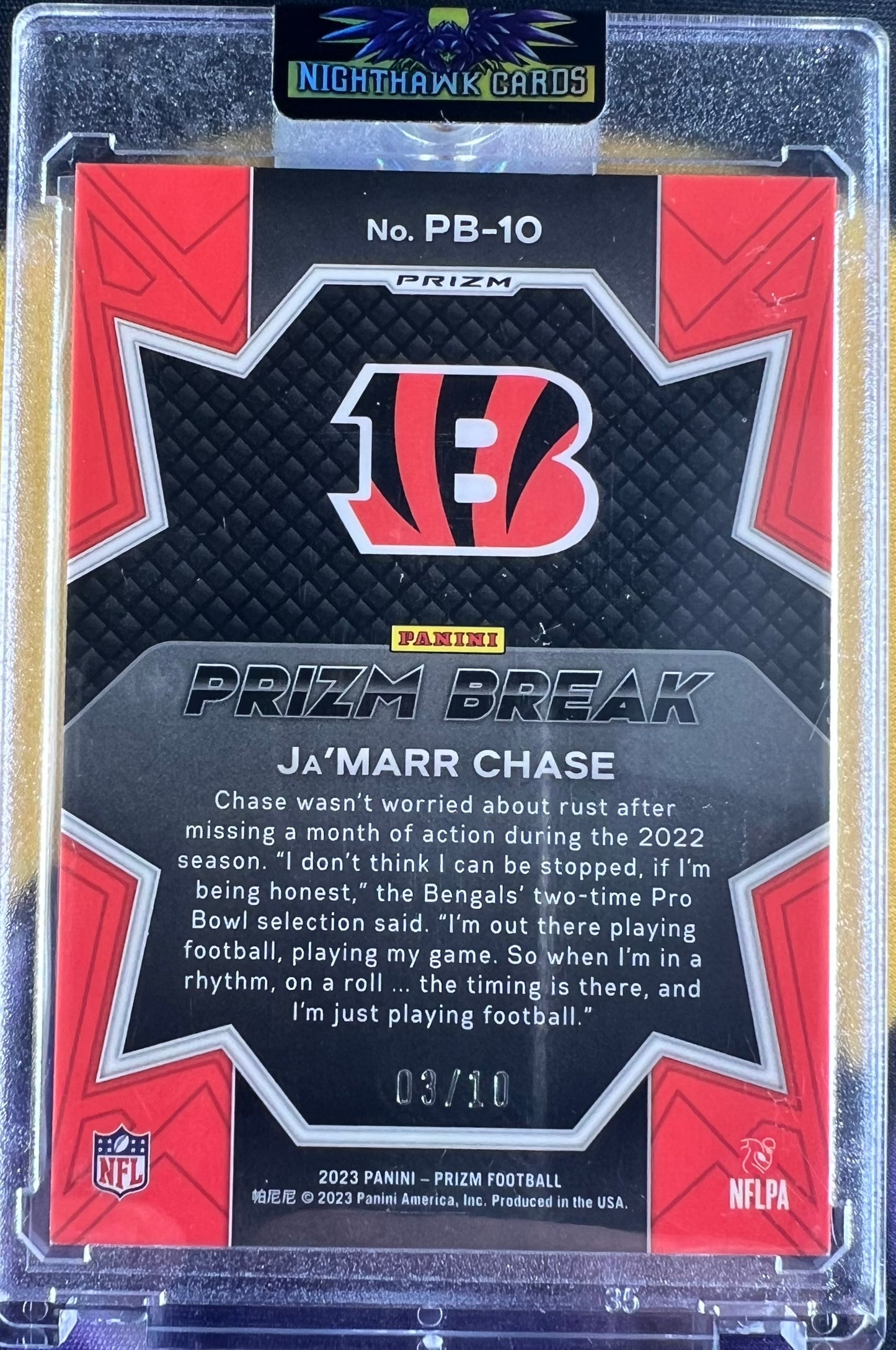 Jamarr Chase Priam Break \10