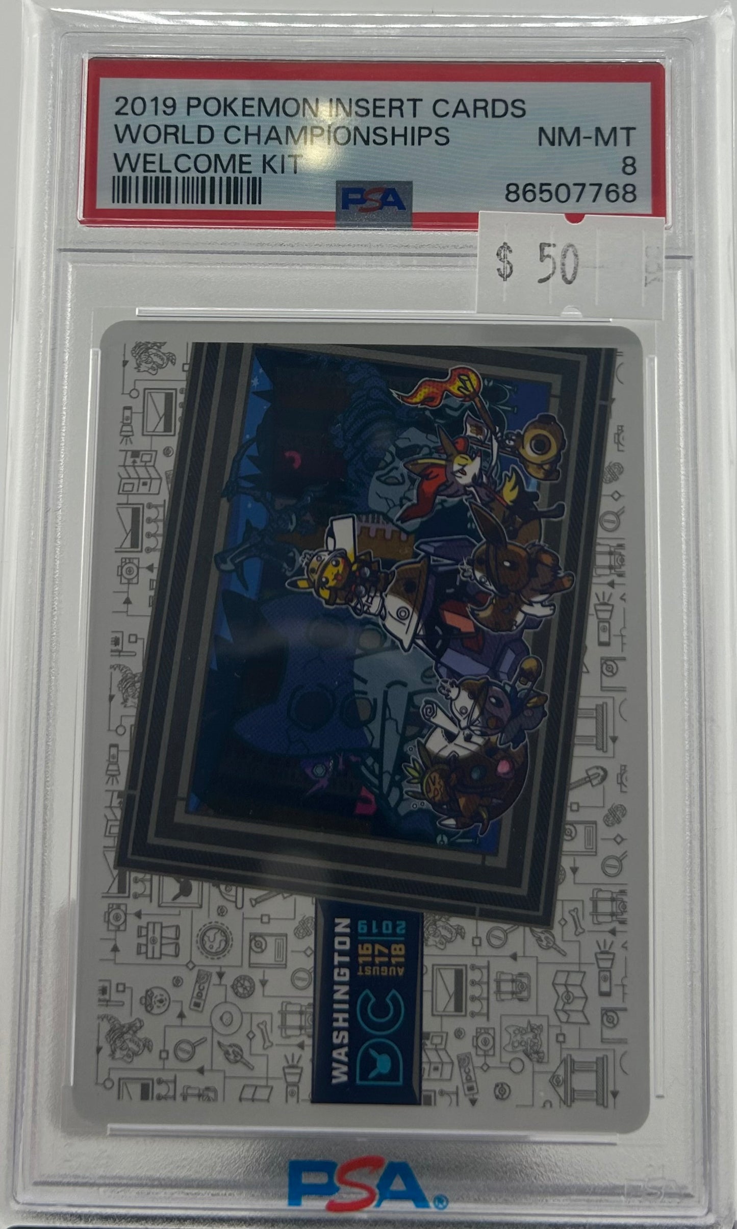 PSA 8 Pokémon insertion cards World Championships Welcome kit