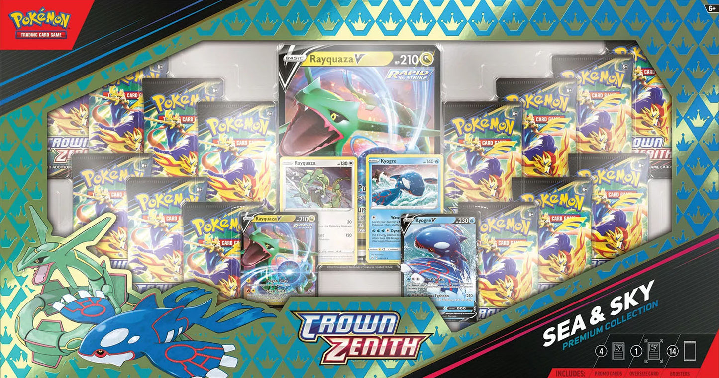 Pokemon TCG: Sword & Shield Crown Zenith Sea & Sky Premium Collection