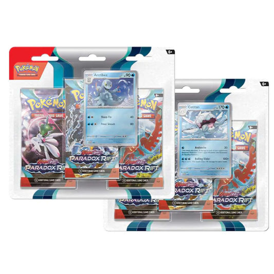 Pokémon Trading Card Game Scarlet & Violet Paradox Rift 3-Booster Pack Set with Promo Card