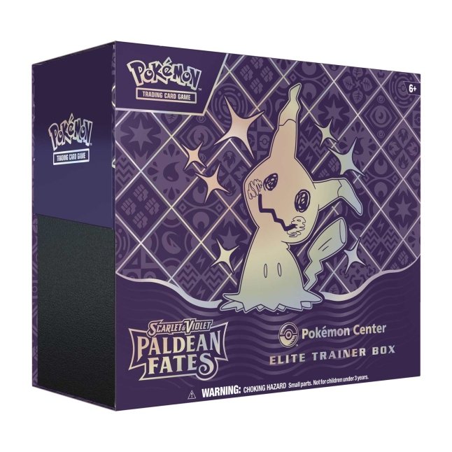 Nintendo Pokémon TCG Scarlet & Violet Paldean Fates Elite Trainer Box Pokemon Center